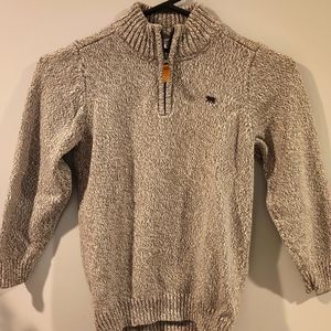 Carter's Kid Pullover Quater Zip Size 8 100% cotton